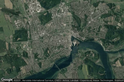 Vue aérienne de Svendborg