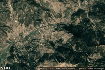 Vue aérienne de Kalavryta