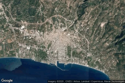 Vue aérienne de Kalamata