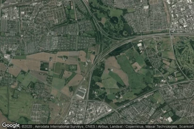 Vue aérienne de Ishøj Kommune