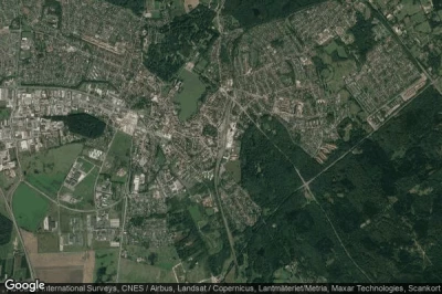 Vue aérienne de Hillerod