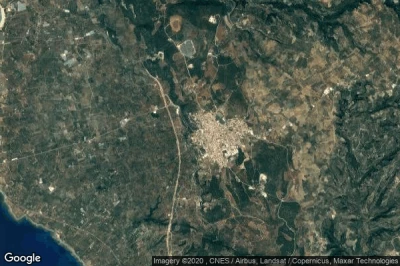Vue aérienne de Gargalianoi
