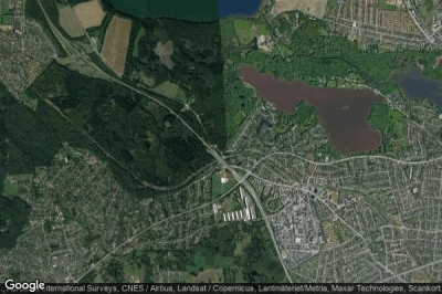 Vue aérienne de Gladsakse Kommune