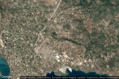 Vue aérienne de Filla