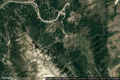 Vue aérienne de Dodóni