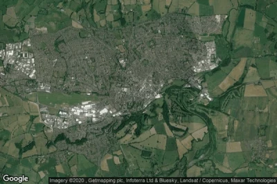 Vue aérienne de Yeovil