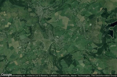 Vue aérienne de Yelverton