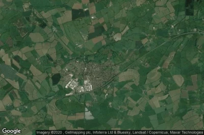 Vue aérienne de Wincanton