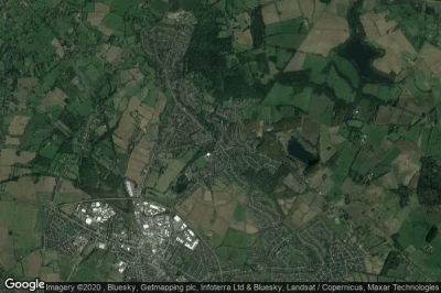 Vue aérienne de Whitwick