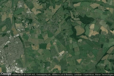Vue aérienne de Whittington