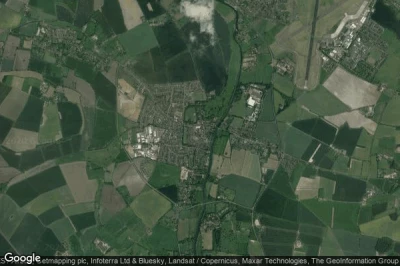 Vue aérienne de Wallingford