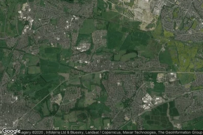 Vue aérienne de Tyldesley