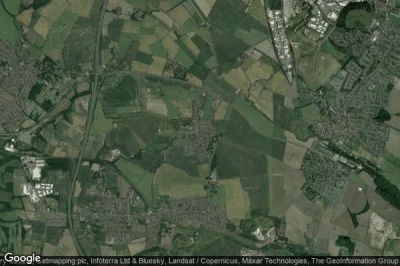 Vue aérienne de Todwick