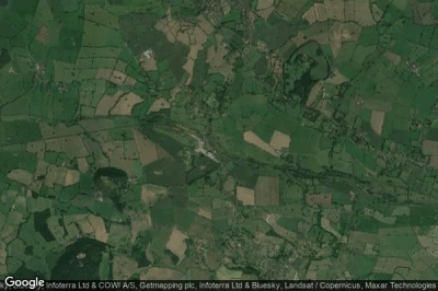 Vue aérienne de Tiverton