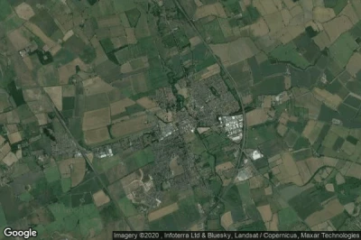 Vue aérienne de Thirsk