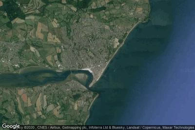 Vue aérienne de Teignmouth