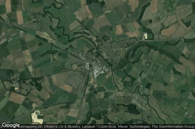 Vue aérienne de Tadcaster