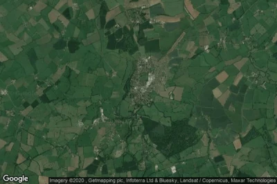 Vue aérienne de Sturminster Newton