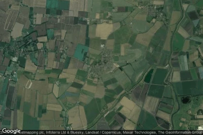 Vue aérienne de Stretham