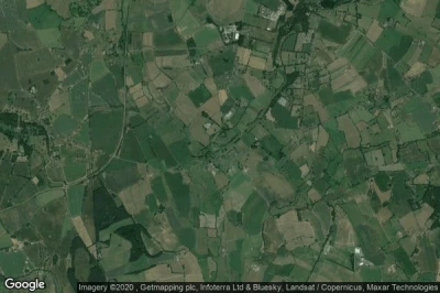 Vue aérienne de Stoke upon Tern