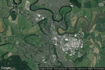 Vue aérienne de Stirling
