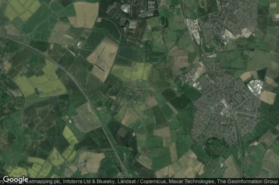 Vue aérienne de Steppingley