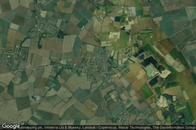 Vue aérienne de Somersham
