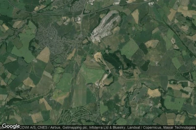 Vue aérienne de Shropshire
