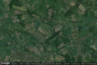 Vue aérienne de Rode Heath