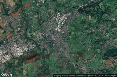 Vue aérienne de Redruth