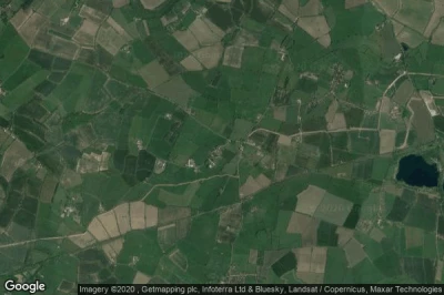 Vue aérienne de Poundon