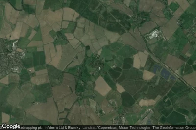 Vue aérienne de Podington