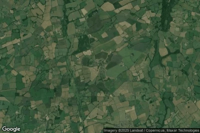Vue aérienne de Payhembury