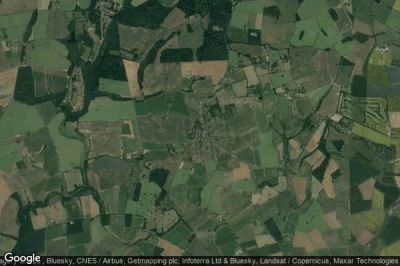 Vue aérienne de Pattingham