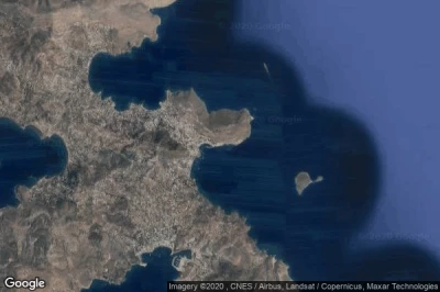 Vue aérienne de Agia Marina