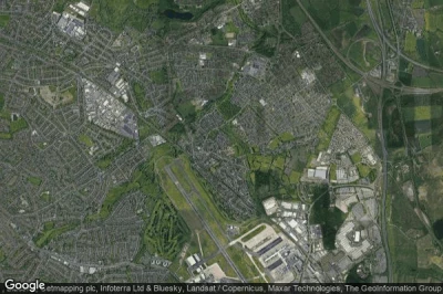 Vue aérienne de Marston Green