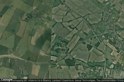 Vue aérienne de Madingley