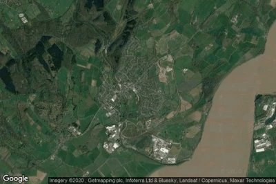 Vue aérienne de Lydney