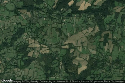 Vue aérienne de Lower Beeding