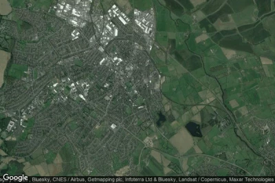 Vue aérienne de Loughborough
