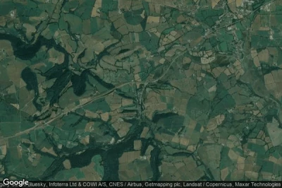 Vue aérienne de Llanddowror