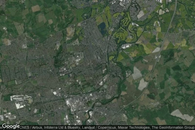 Vue aérienne de Lisburn