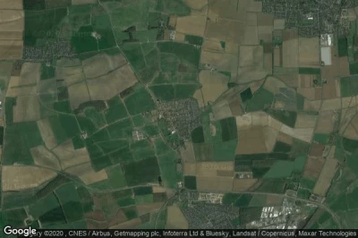 Vue aérienne de Leasingham