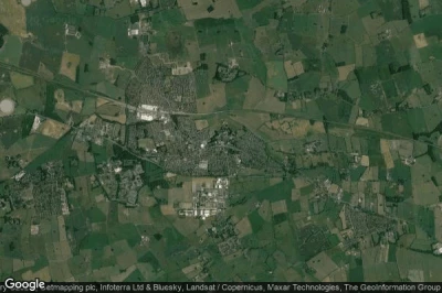 Vue aérienne de Kirkham