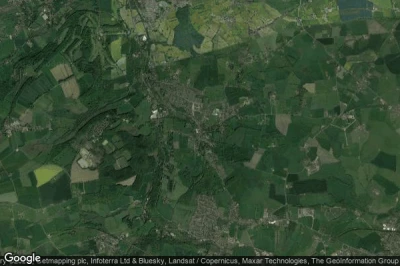 Vue aérienne de Kirkburton