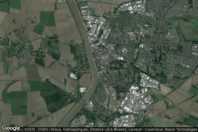 Vue aérienne de Kings Lynn