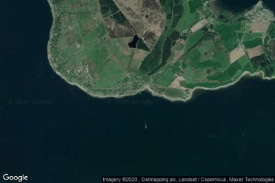 Vue aérienne de Kilcreggan