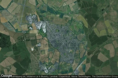 Vue aérienne de Kidlington