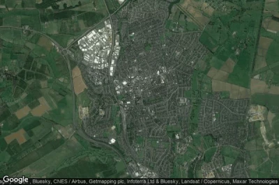 Vue aérienne de Kettering