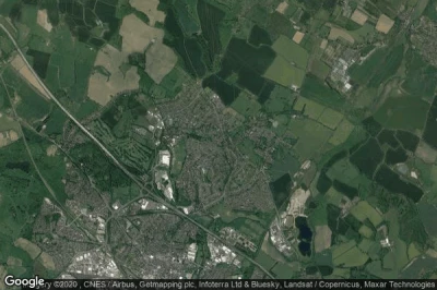 Vue aérienne de Kennington